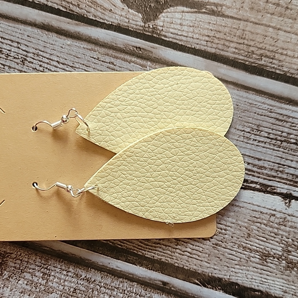 Handmade Faux Leather Earrings Bundle - Picture 2 of 14